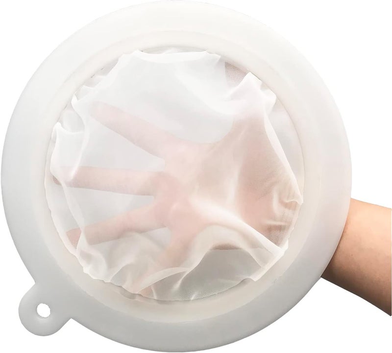 JIUMEI 8.4in 120 Mesh Big Nylon Mesh Filter Ultra-Fine Sieve Sediments Strainer for Straining Juice,honey,Tea - Image 1